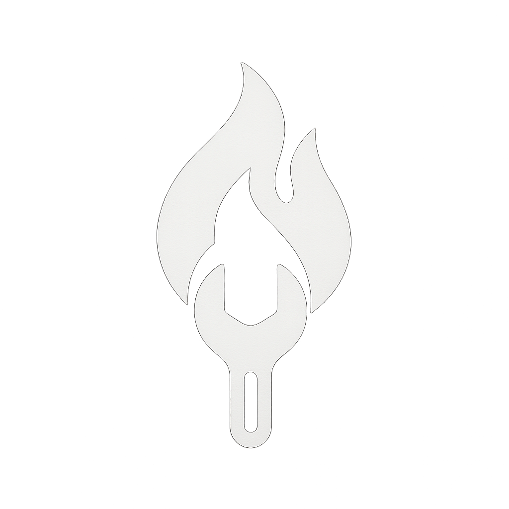 Irish Heating Engineers Association logo - clear, minimalist symbol of Emergency Trade's technical expertise